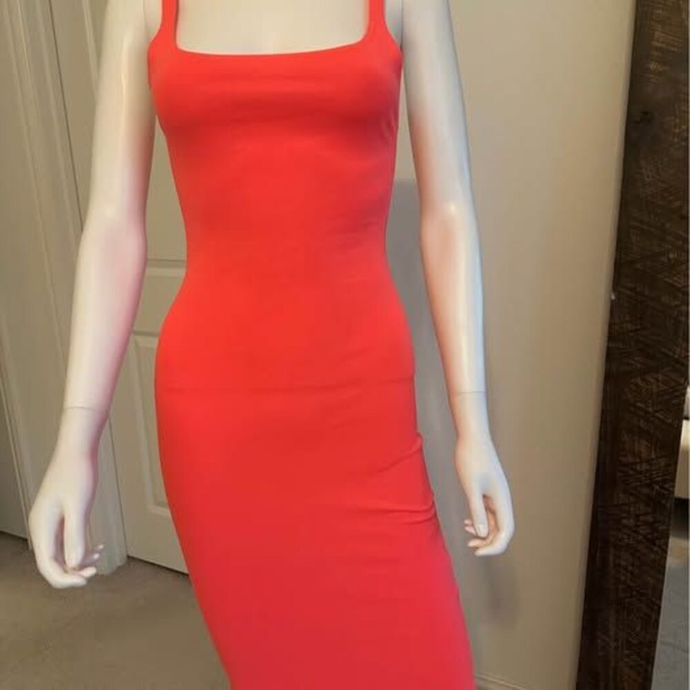 Zara Bodycon Neon Dress Small NWOT